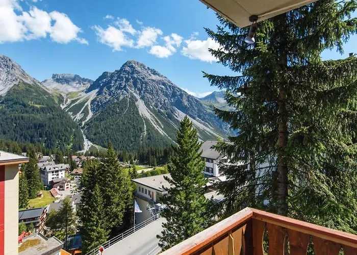 公寓 Les Chamois 阿罗萨